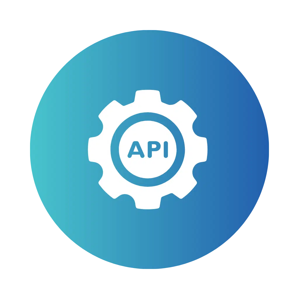 Engrenagem representando integrações via API da NexaTalk