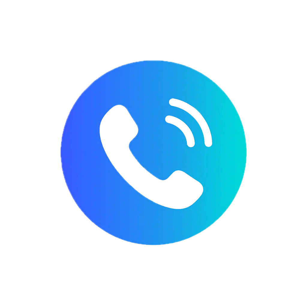PABX Virtual em Nuvem | Telefonia Digital sem Aparelhos – NexaTalk 3 Ícone azul representando chamada telefônica utilizado na plataforma NexaTalk
