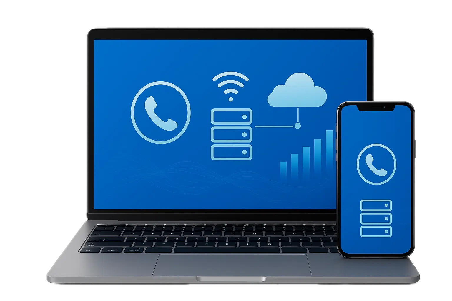 PABX Virtual em Nuvem | Telefonia Digital sem Aparelhos – NexaTalk 5 Painel do PABX virtual em nuvem para chamadas digitais